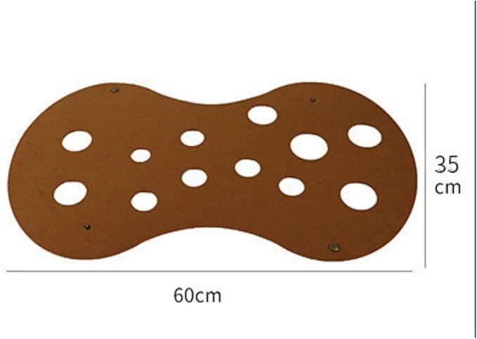 Cat Tunnels, Foldable Pet Tunnel Tube Bed with Holes Cats Toys Random Combinations Cats Play Mat for Interactive Exercise Peekaboo Cat Cave(Gray+Brown)