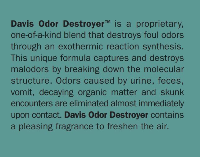 Davis Manufacturing Odor Destroyer - Gallon, 1 gallon