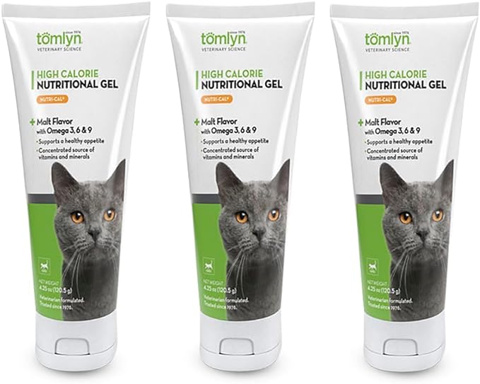 Nutri-cal for Cats High Calorie Dietary Supplement, 4.25-ounce Tube (Pack of 3)