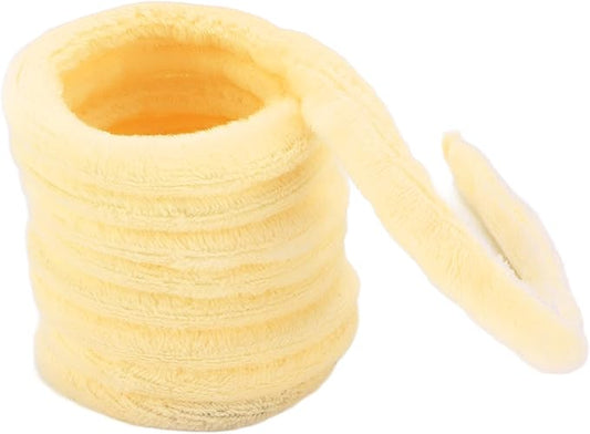 Plush Cat Spring Toys, Colorful Interactive Cat Toys Cat Entertaining Toys, Colorful & Durable Plastic Spring Coils Attract Cats Providing Interactive Playtime and stimulating Their Instincts(Yellow)