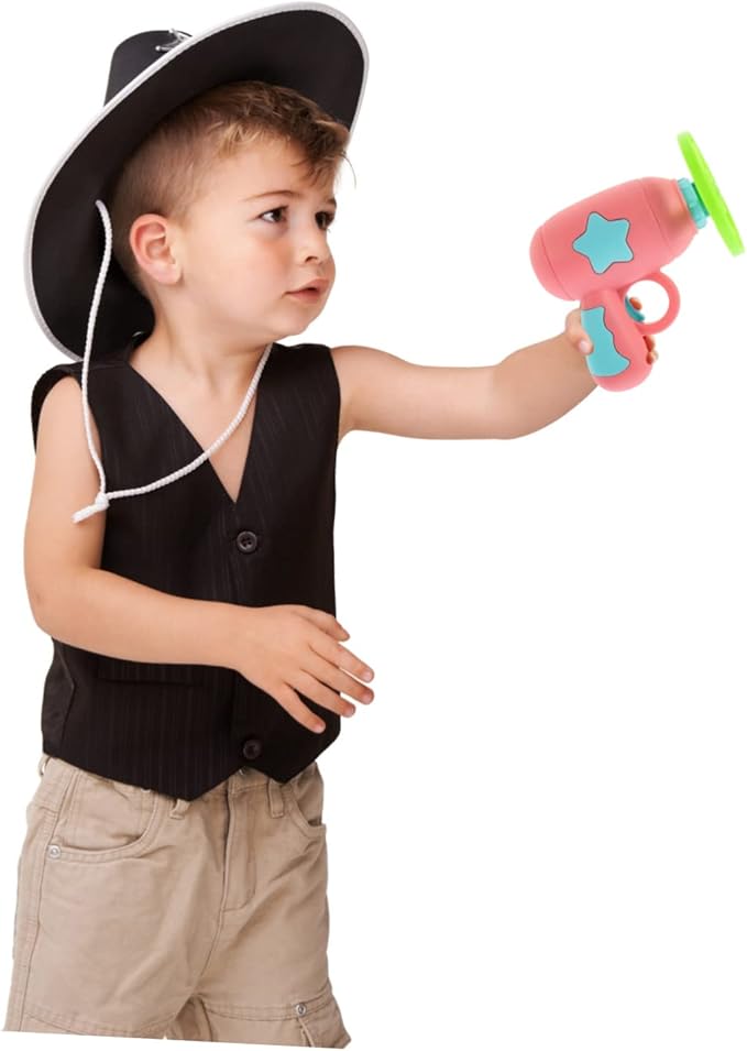 CHILDWEET Disc Flyer Saucers 1 Set Funny Cat Kitten Sports Playset Outdoor Shooting Indoor Fun Outdoor Cat Interactive Cat Sports Cat Playing Colorful Abs Disc Launcher