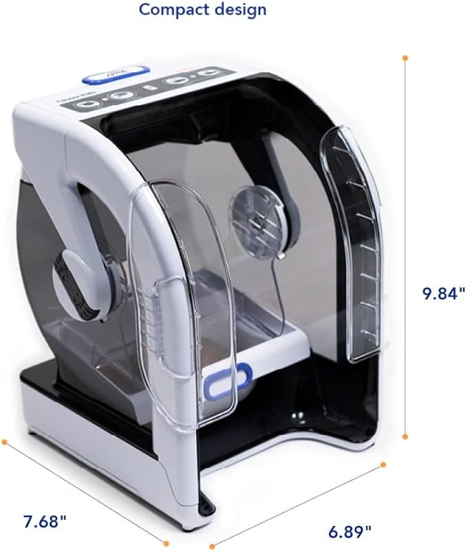 MiBowl Microchip Pet Feeder with Included ID Disc - for Cats and Small Dogs - BPA-Free Bowl and Enclosed Back