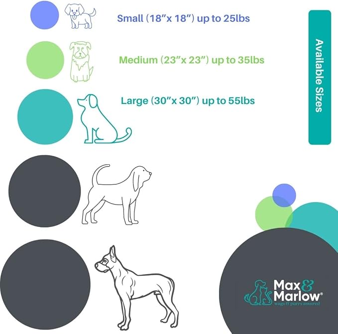 Max & Marlow Long Lush Faux-Fur, Anti-Anxiety Cuddler, Donut Dog & Cat Bed, Non Slip Bottom, Small, Pink