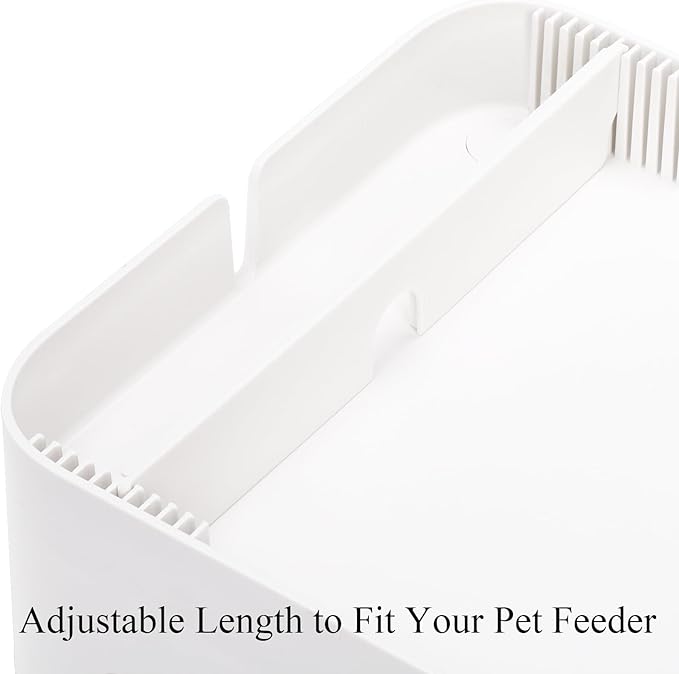 YOUEON Raised Pet Feeder Stand for Cats and Dogs Neck Health, Adjustable Height Elevated Shelf Suitable for 90% Automatic Pet Feeder & Water Dispenser, with Drawer to Stock Pet Snacks, Canned Food