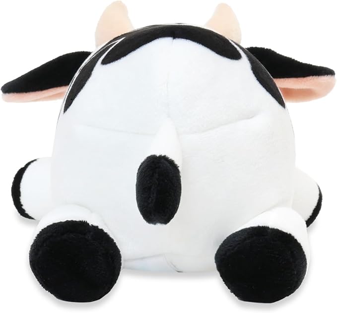 Anirollz Stuffed Animal Plush Toy – 6" Small Blanket Outfitz Doll | Soft, Squishy, Warm, Cute, Comfort, Safe | Birthday Pillow with Kawaii Pink Kitty Cat Cow Kittiroll