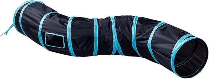 S-Type Pet Cat Tunnels, Pet Ferret Cat Rabbit Bunny Tunnel Tubes Toy, DIY Cat Peekaboo Maze House Tent Bed, Kitten Interactive Toy House (S-5 Way)