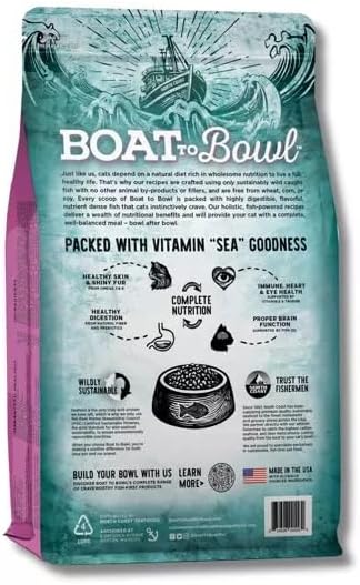 Wild Seafood Fish Recipe Adult Dry Cat Food | Made with MSC-Certified Sustainable Salmon | Rich Source of Omega-3s | 3.5 Lb Bag