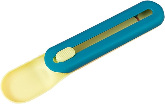 Cat Strip Squeeze Spoon, Multi Functional Pet Spoons Cat Feeder, 2pcs Cat Wet Food Spoon Pet Food Spoon for Lickable Wet Cat Treats Pet Liquid Snack Feeding(Dark Green+Pink