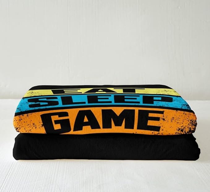 Game Fleece Throw Blanket Boys Gamer Gaming Sherpa Blanket for Couch Bed Sofa Game Room Decor Gaming Plush Blanket Soft and Lightweight Kids Teens Games Console Fuzzy BlanketBaby 30"x40"