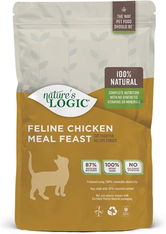 Nature's Logic Feline Chicken Meal Feast, 3.3Lb