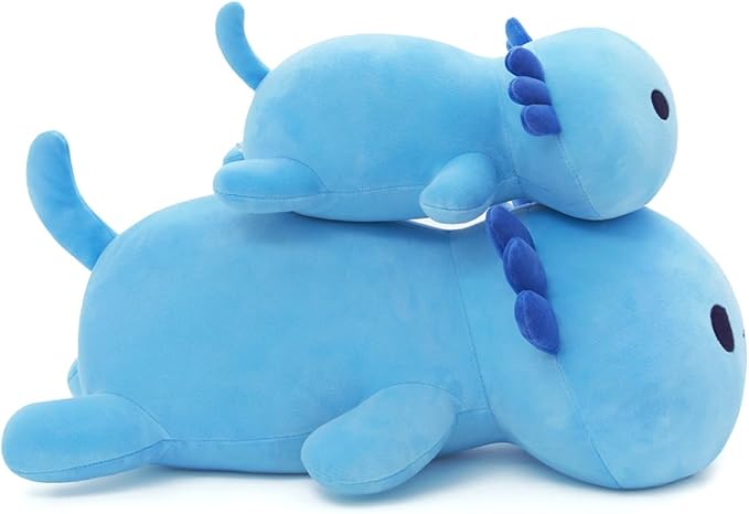 Cute Blue Axolotl Plush Pillow Toy - Soft Stuffed Animal, 50CM/19.7Inch