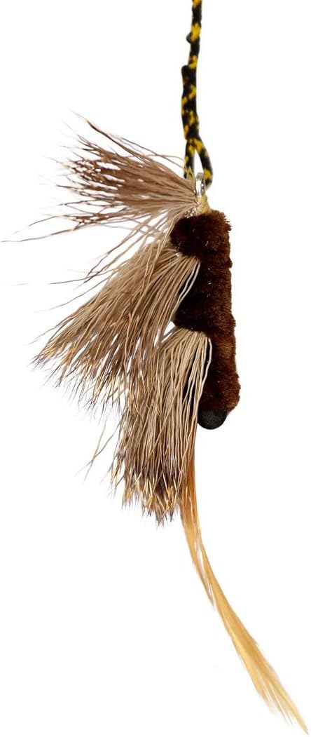 RompiCatz Replacement Interactive Cat Toy for Adjustable String Wand, Bug