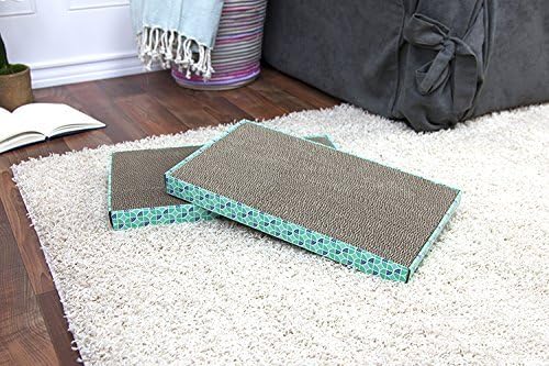 Kitty City Corrugate Cat Scratch Pad, Cat Non-Stick Litter Scoop, Cat Litter Mats, Cat Litter Box Kit