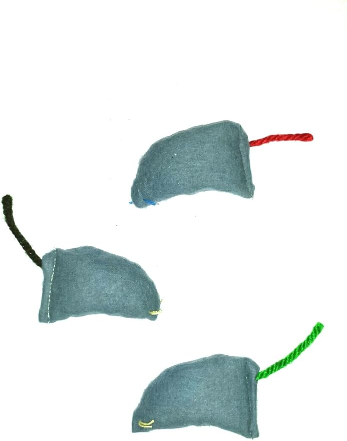 Dr. A.C. Daniels 3 Count Catnip Mouse Pet Toy