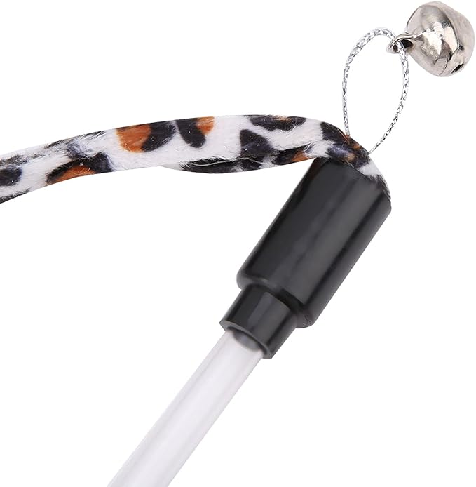 YOUTHINK 1Pcs Cat Teaser Toy, Interactive Wand String Toy with Bell for Cats Kittens Training Pets Exerciser