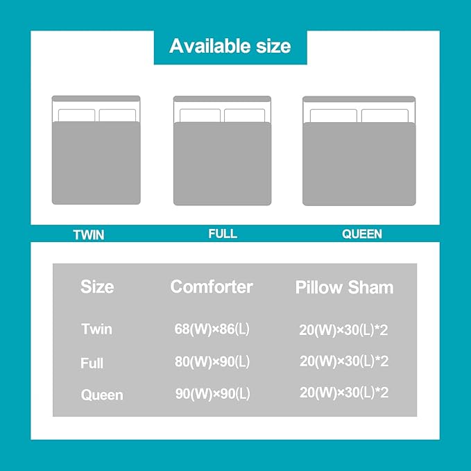 Axolotl Blue Cloud Comforter Set Twin - Sky Blue Bedding Set with Clouds Design - 1 Quilt, 2 Pillowcases