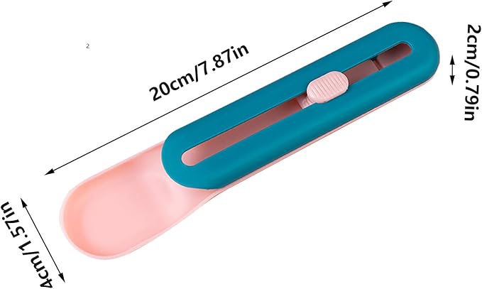 Cat Strip Squeeze Spoon, Multi Functional Pet Spoons Cat Feeder, 2pcs Cat Wet Food Spoon Pet Food Spoon for Lickable Wet Cat Treats Pet Liquid Snack Feeding(Dark Green+Pink