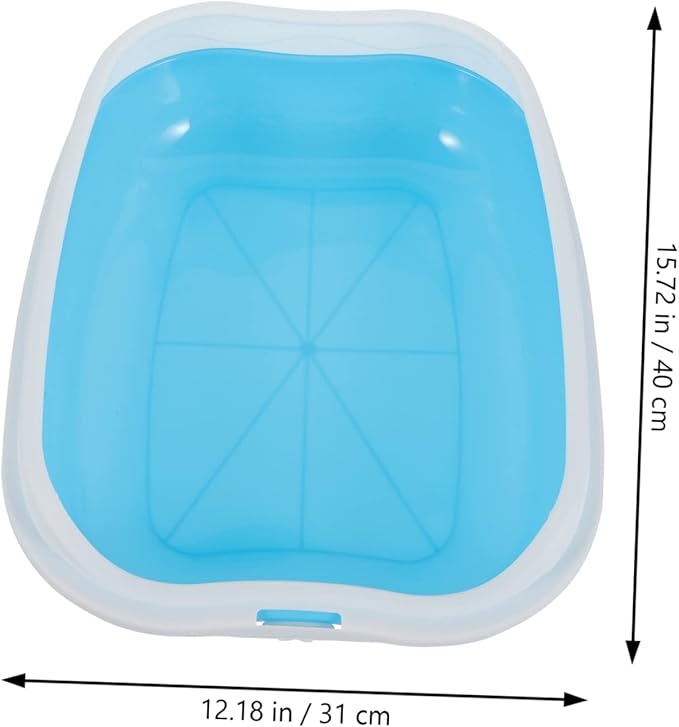 1 Set Cat Litter Box Portable Potty Travel Potty Puppy Litter Box -Splash Litter Box Open Type Litter Box Cat Litter Tray with Scoop Cat Supply Decorative Litter Boxes for Cats