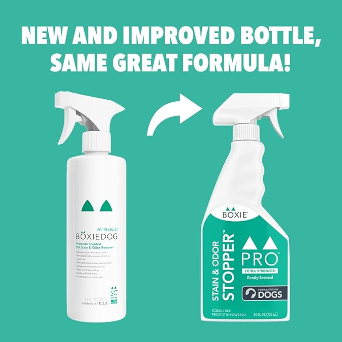 Boxie® Pro™Probiotic Gently Scented Stain & Odor Stopper™ for Dogs, 24 oz Boxiecat