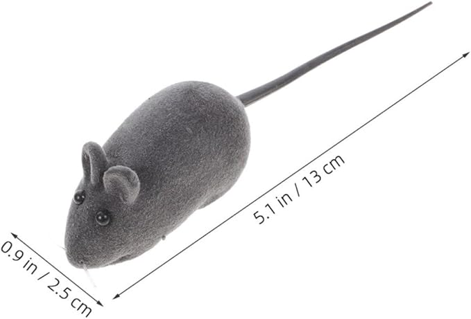 POPETPOP 20pcs Cat Toys Mice - Squeaky Mice Cat Toys - Pet Cat Soft Mouse Toy Interactive Toy Kitten Toys Noise Lovely Rat Mice False Mouse Playing Toys Random Color