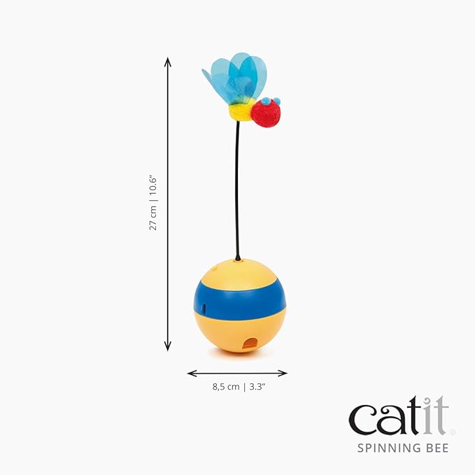 Catit Play Spinning Bee Interactive Cat Toys