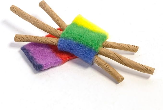 Cat Dancer Whisker and Interactive Toy Combo - Fun and Fitness for Your Furry Friend - Engaging Paper Wand and Whisker for Playful Cats