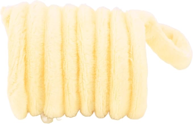 Plush Cat Spring Toys, Colorful Interactive Cat Toys Cat Entertaining Toys, Colorful & Durable Plastic Spring Coils Attract Cats Providing Interactive Playtime and stimulating Their Instincts(Yellow)