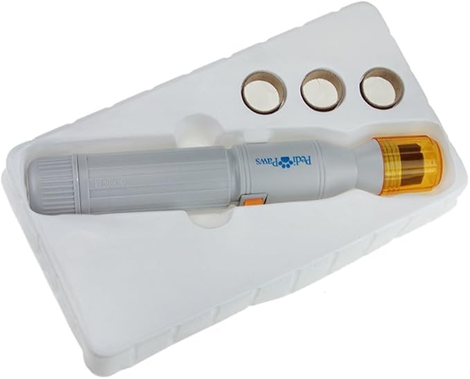 Battery Powered Safe Automatic Electric Pet Nail Clippers Trimmer Dog Cat Gentle Claw Paw Care Grinder Grooming Drill File Kit Nail Gentle Filing Wheel Shedding Manicure Pedicure Tool Set