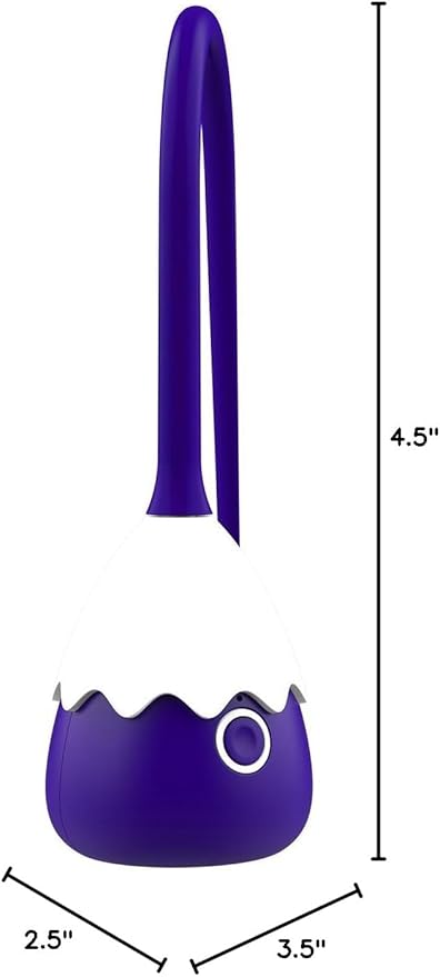 Cat Wand Toy, Automatic Silicone Tail Teaser Toy 2 in 1, Electronic Interactive Toy for Indoor Cats, Rechargeable Exercise Toy for Kitten-Navyblue