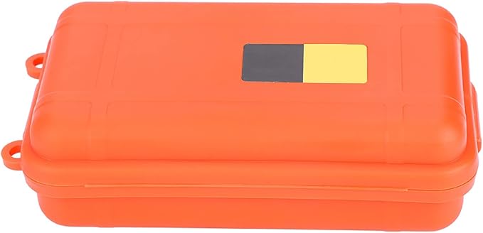 Alomejor Dry Box Survival Storage Box Dustproof Pressure Proof Outdoor Survival Equipment Sealed Container Box for Outdoor Survival