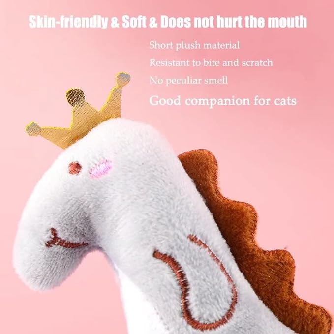 Cat Toy 5 Packs Catnip Toys for Cats & Kittens Cat Toys for Indoor Cats,Soft & Plush Cut Catnip Toy Catnip Filled Cartoon Mice Cat Teething Chew Toy Set of 5