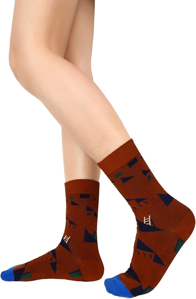 Benefeet Sox Womens Novelty Funny Crew Socks Girls Cute Animal Colorful Floral Patterned Silly Funky Casual Cotton Socks