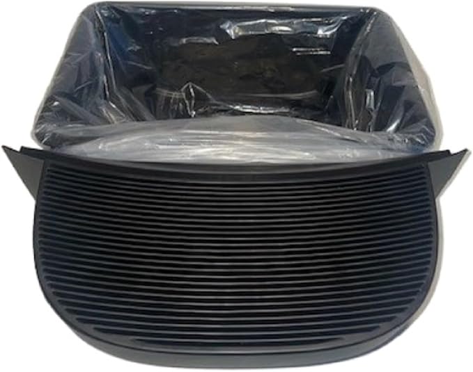 100-Count Waste Drawer Liners for Automatic Self-Cleaning Litter Boxes, Compatible with Robot Models 3 & 4, 9-11 Gallon Capacity, Clear for Easy Monitoring