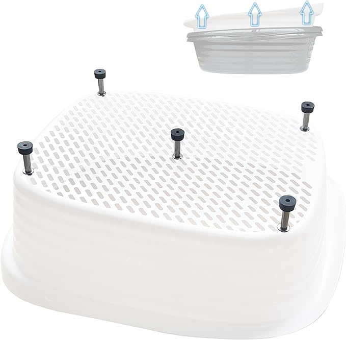 6pcs Raised Foot Pads for Cat Sifting Litter Box