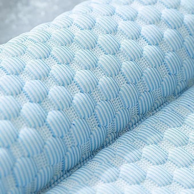 Pet Cooling Mat for Cats and Small Dogs, Self Cooling Fabric, Lightweight, Soft and Comfortable, Leak-Proof, Washable, Cozy Sleeping mat, Indoor/Outdoor (Blue, Medium)