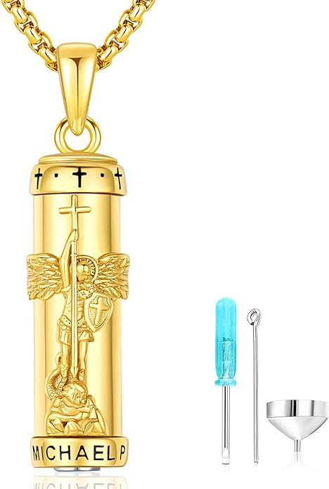 Aniu Cremation Jewelry for Ashes S925 Sterling Silver Urn Necklace Memorial Necklace for Human Ashes of Loved Ones Keepsake Pendant for Men Women