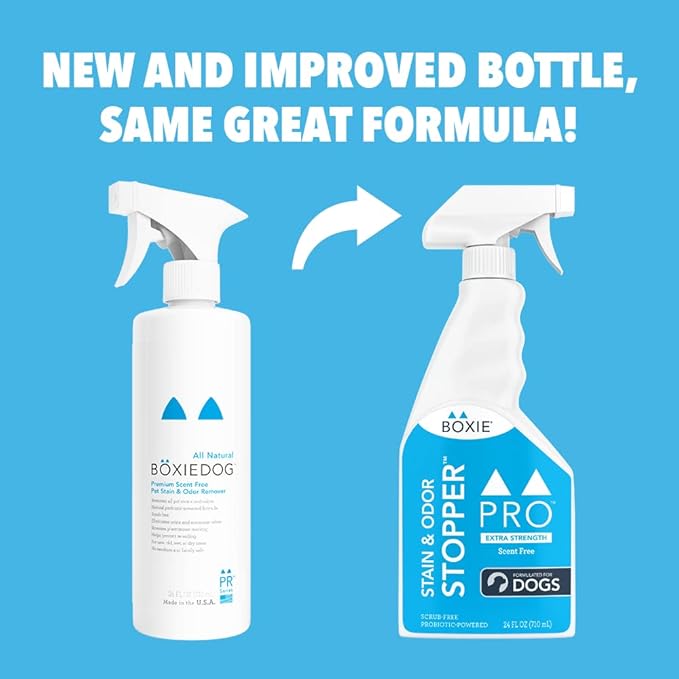Boxie® Pro™Probiotic Unscented Stain & Odor Stopper™ for Dogs, 24 oz Boxiecat
