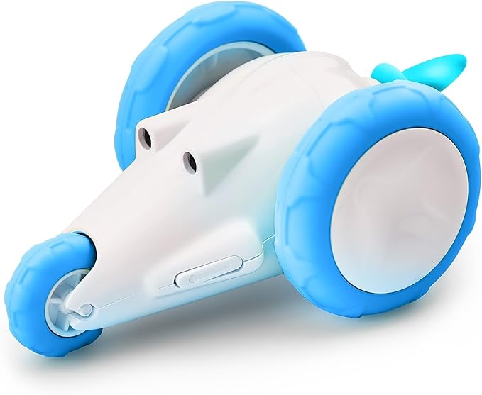 ONE PIX Cat Interactive Toys for Indoor Cats, Christmas Cat Toys, Electric Cat Toys with LED Lights, Smart Cat Mouse Toys for Self Play, Automatic Cat Toys with USB Rechargeable, Gifts for Cats