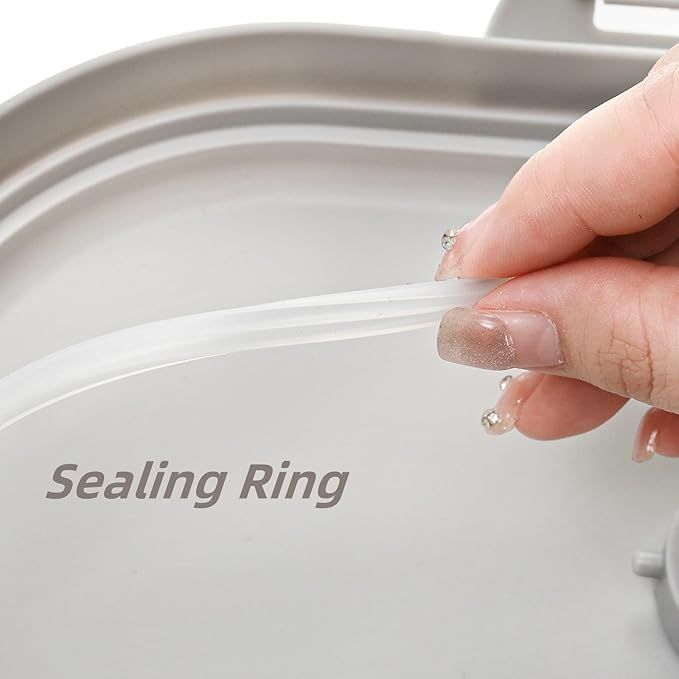 Dog Food Storage Container, Collapsible Airtight Pet Cat Food Bin with Dog Bowl, Wheels, Scoop and Measuring Cup, 20 Lb Kitchen Rice Cereal Flour Bin, Keep Fresh for Dog, Cat, Bird