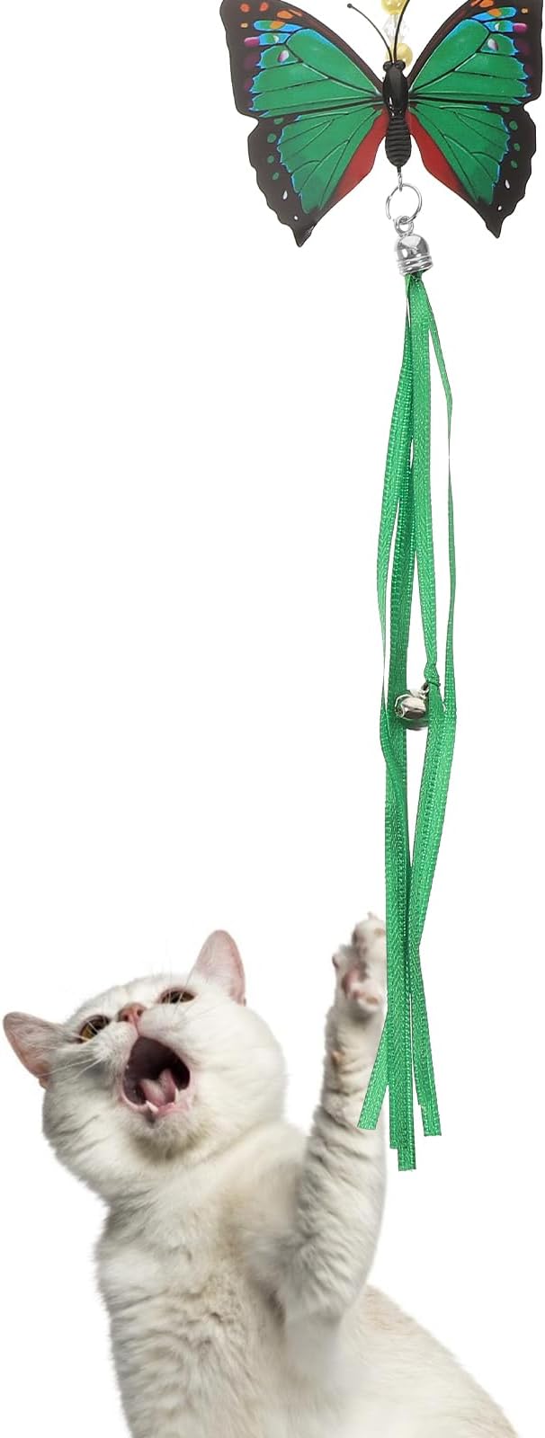FRCOLOR 3Pcs Cat Teaser Replacement Head Cat Fishing Pole Toy Refills Cats Teaser Toys Interactive Cat Toy Cat Wand Toy Attachment DIY Cat Teaser Wand Stick