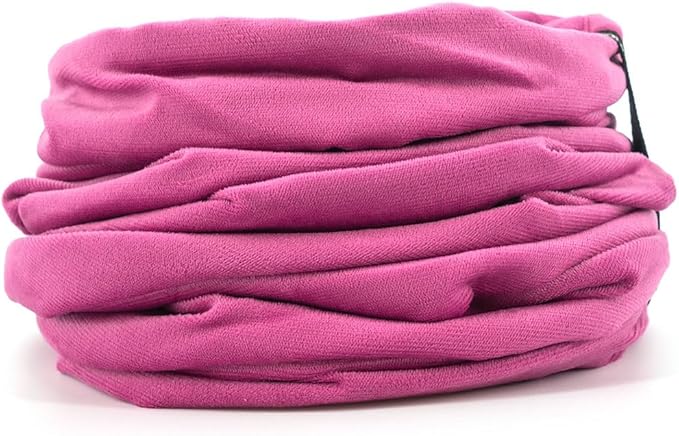 Velvet Fabric - Foldable/Collapsible - 55x8.66 Inches Cat Tunnel (Pink)