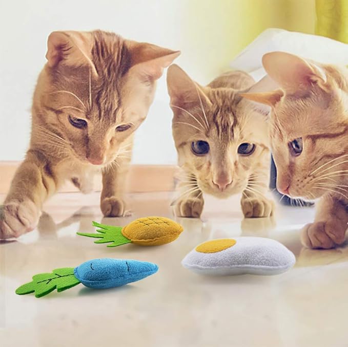 Catnip Toys for Indoor Cats, Natural Catnip Kitten Toys Cat Toys Set