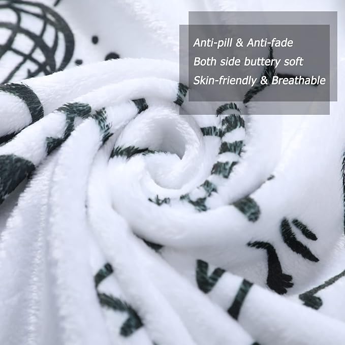 Cute Cat Blanket, Soft Kids Throw Blanket Blanket for Cat Lovers Gifts for Girls Women Cats Throw Blanket Flannel Fleece Blankets for Couch Bed Sofa (cat 2, 48" X 60")