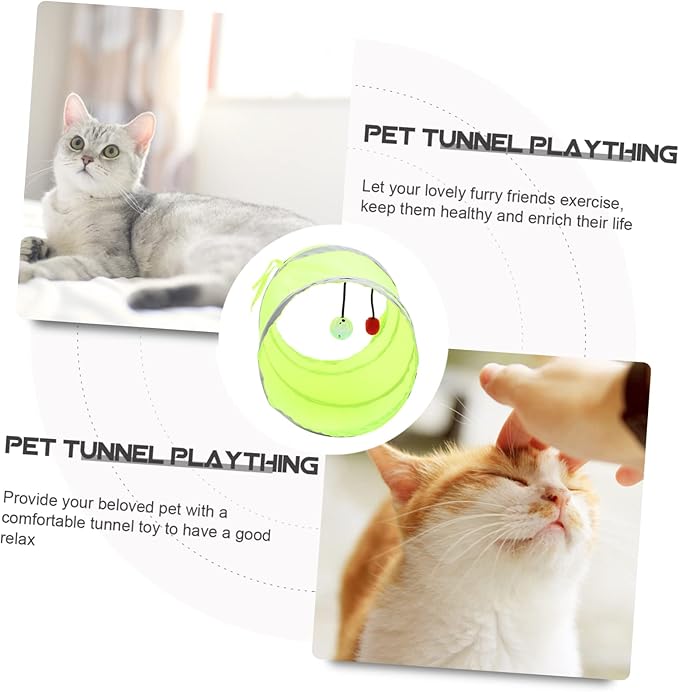 SUPVOX Cat Channel Tunnel Toy Kitten Channel Tunnel Kitten Tunnel Pet Plaything Wear Resistant Cat Plaything Interesting Channel Tunnel Pet Drill Tube Cat Toy