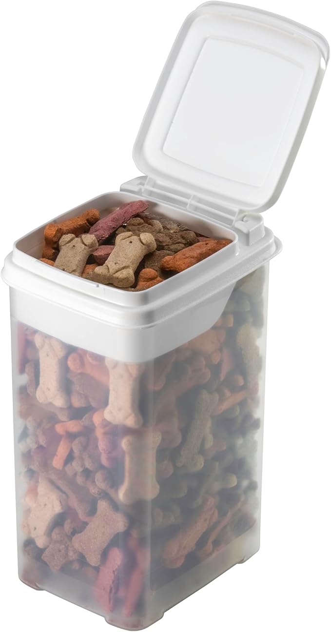 Buddeez Pet Food Storage Solution (Set of 3) - 32QT, 4QT & 2QT BPA-Free Containers with Scoop & Pour Spout for Dry Food, Treats, Chews, Made in USA.