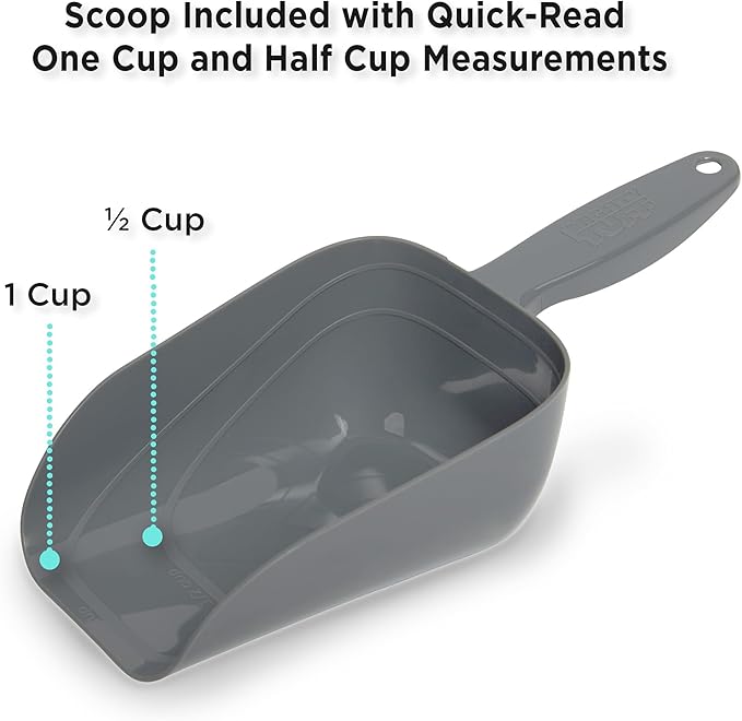 Mighty Tuff 13 Gallon/up to 54 Pound Pet Food Storage Container with Airtight Lid and Built-In Handles for Easy Transport, BPA Free, Made for Durable and Versatile Storage