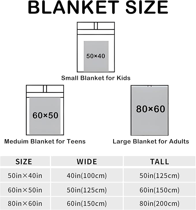 Daisy Flower Blanket Throw 50"x40", Cozy Lightweight Plush Floral Blanket, Gifts for Kids Women