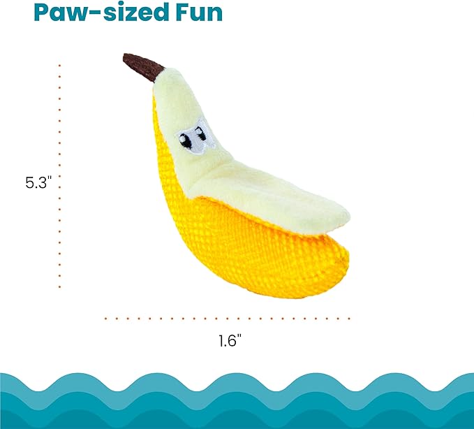 Catstages Dental Banana Catnip Cat Chew Toy