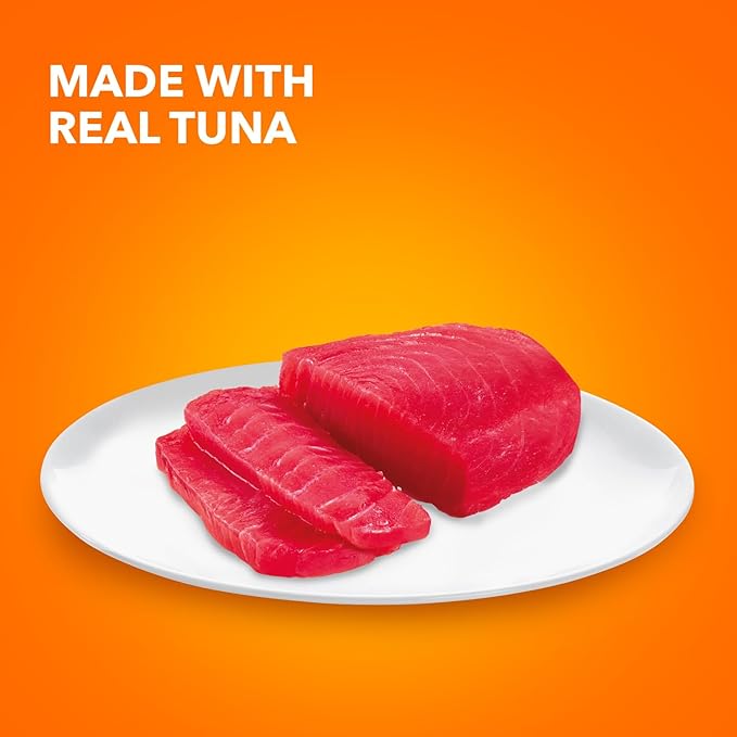 IAMS Perfect Portions Healthy Adult Grain Free Wet Cat Food Paté, Tuna Recipe, 2.6 oz. Easy Peel Twin-Pack Trays (24 Count, 48 Servings)