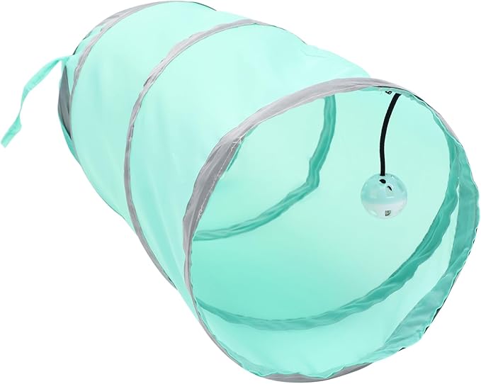 Interactive Cat Tunnel Toy Indoor Cats Kittens Foldable Pet Play Tunnel Home Use Toys Active Play Exercise